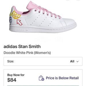 Adidas Stan Smith Sneakers Woman’s size 8